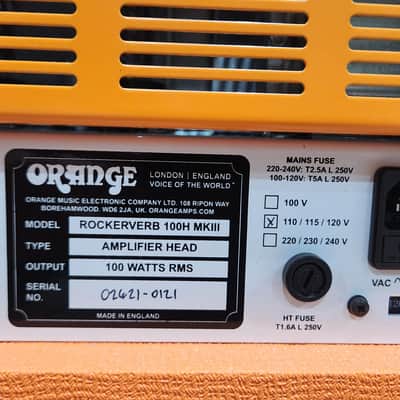 Orange Rockerverb 100 MkIII UK image 10