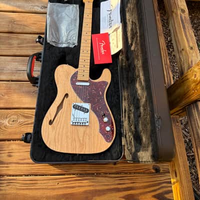 Fender American Deluxe Thinline Telecaster 2013 - Natural Ash image 1