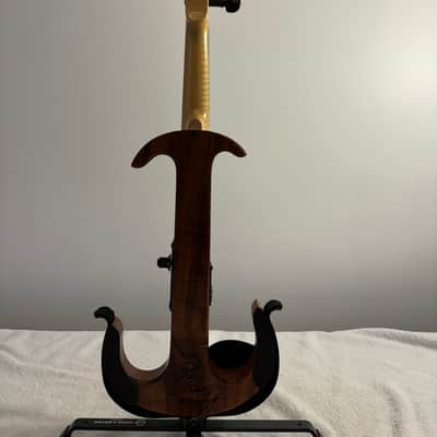 Tucker Barrett Koa Anchor 5 String Electric Violin 1994 - Coa image 6