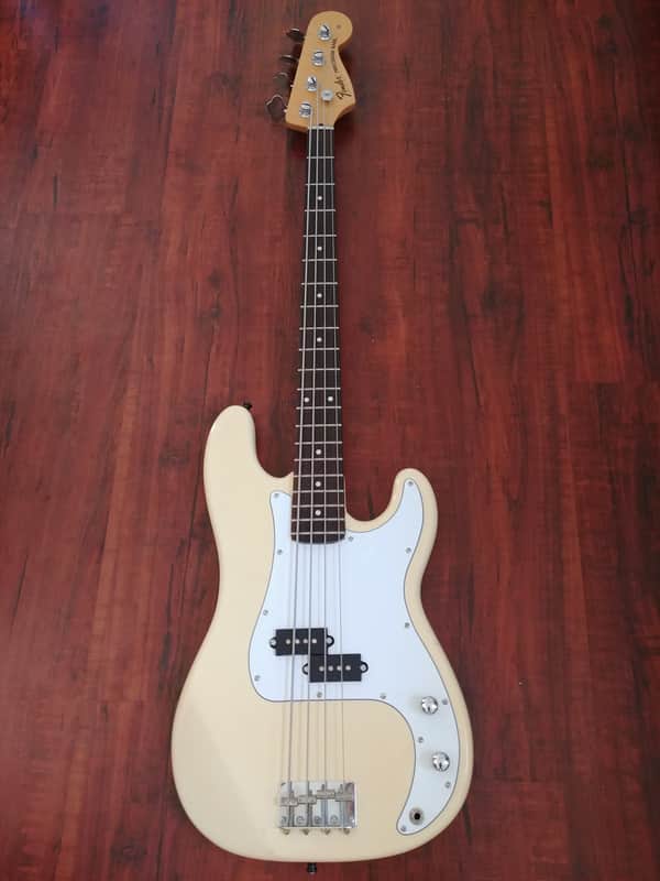 Fender Precision Bass with Jazz Neck Olympic White image 1
