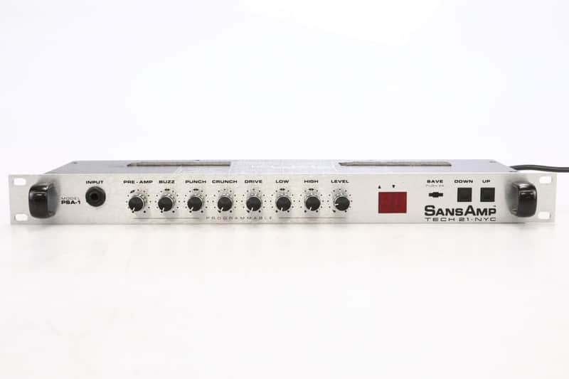 Tech 21 NYC SansAmp PSA-1 Rackmount Guitar Amp Simulator Preamp