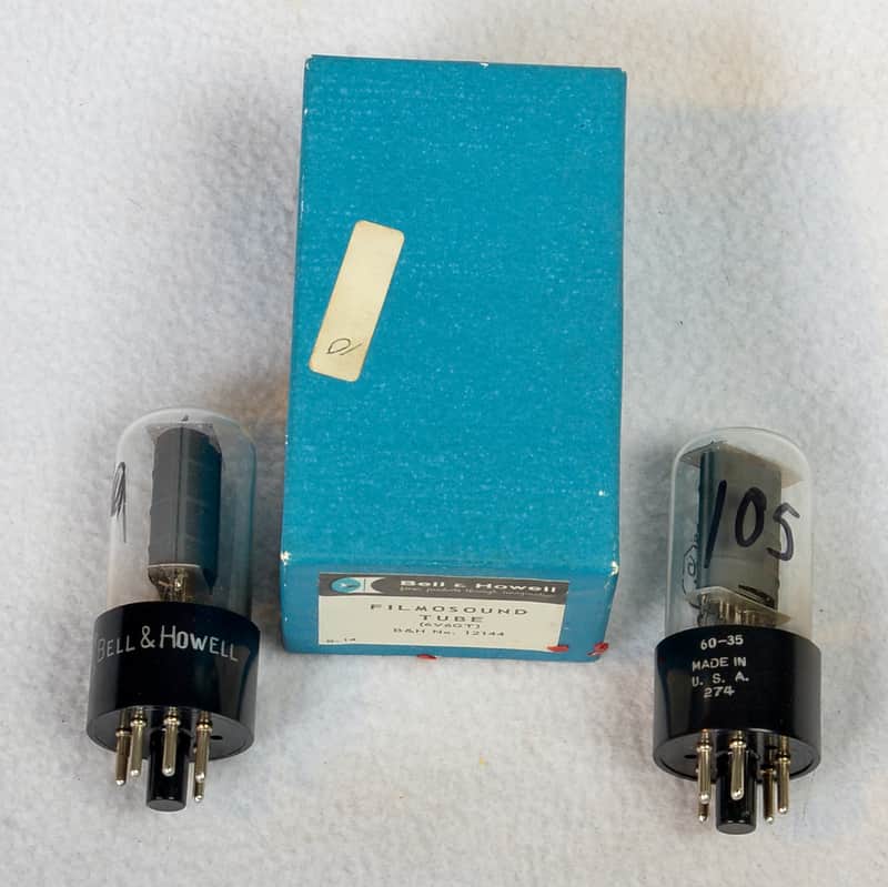 Bell & Howell 6V6 matched pair -Tested - USA - possibly NOS image 1
