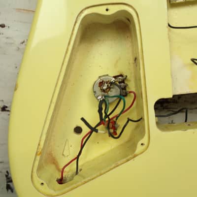 Vintage 80s Chandler Industries USA Kramer Pacer Guitar Body / Aged Cream image 14