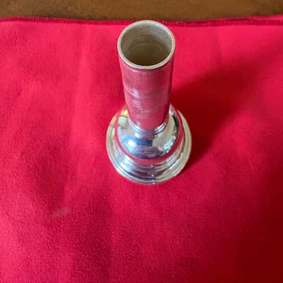 Greg Black 4G-5G Remington Shank Tenor Trombone Mouthpiece, Silver image 4