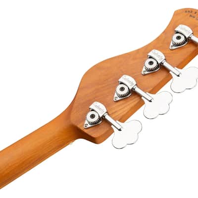 Sadowsky MetroExpress 24-Fret Modern Bass, Roasted Maple Fingerboard, 4-String - Solid Olympic White High Polish image 11
