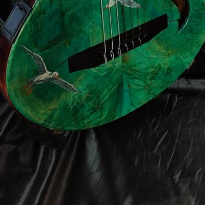 Liuteria MN Guitars Classic Guitar Slim model 2026 - Dyed blue image 6