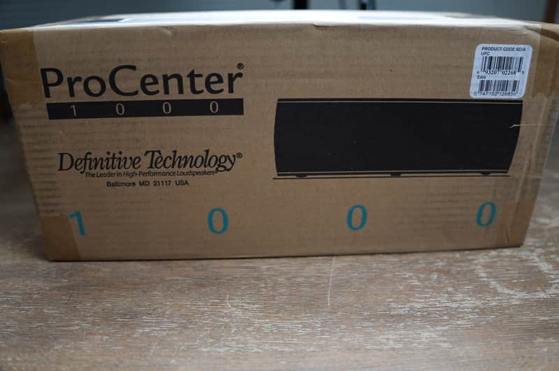 Definitive Technology ProCenter 1000 Compact Center Speaker (Single, Black) (OPEN BOX) image 1