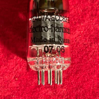 Electro-Harmonix 12AU7A/ECC82 EH | NEW Pair of Preamp/Amplifier Vacuum Tubes image 3