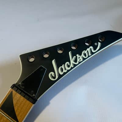 2020 Jackson JS24 DKAM JS Series Caramelized Maple Bound Guitar Neck 24 Fret Sharkfin Inlay image 5