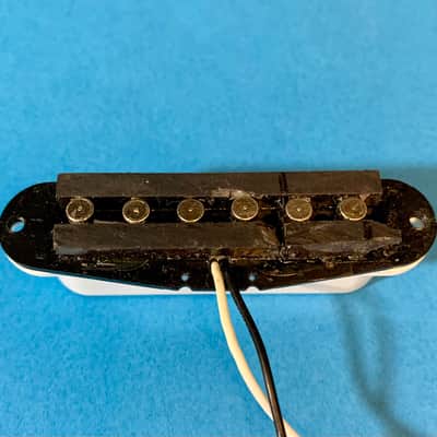 Squier Bullet Single Coil Pickup, NEEDS REPAIR, with Screws and Springs image 6
