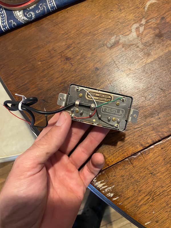 Tesla VR-NITRO Humbucker Guitar Pickup - Bridge / chrome image 1