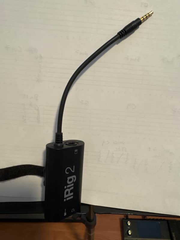 IK Multimedia iRig 2 Mobile Guitar Interface for iOS 2015 - Present - Black image 1