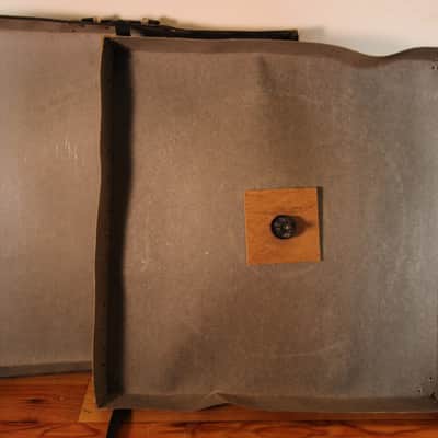 Premier Professional Cymbal Case - Vintage 1980's - Silver/Black image 3