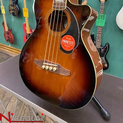 FENDER Kingman Bass, Walnut Fingerboard, Black Pickguard, Shaded Edge Burst image 6