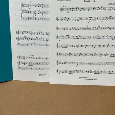 George Druschetzky Allegro from Trio No. 17 Baritone Saxophone Solo image 2
