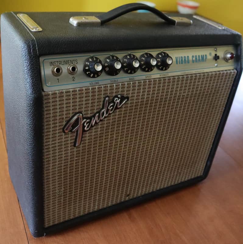 Silverface Sleeper Series, a 1974 Fender Vibro Champ Guitar Tube Combo Amp SSS by Tablebeast image 1