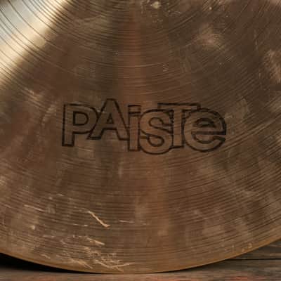 Paiste 20" 2002 Series 1980s Ride Cymbal - 2137g image 8