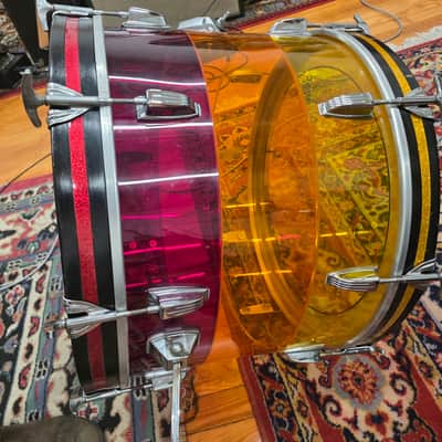 Ludwig Tequila Sunrise Tivoli Bass Drum 20x14 1970s image 6
