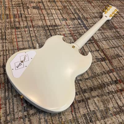 Epiphone "Inspired by Gibson Custom" '63 Les Paul SG Custom with Maestro Vibrola 2024 - Present - Classic White image 10