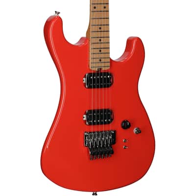 Kramer 84 HH FR Electric Guitar, Maple Fingerboard (with Gig Bag), Radiant Red image 1
