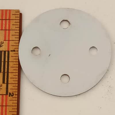 Ludwig Small Concert Tom Drum Mount/Bongo Clip Backing Plate Back 1 1/4" Vintage image 1