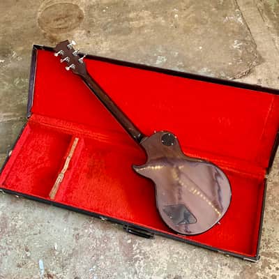 Greco LJ-600 Les Paul Singlecut special c 1975 - Wine red oxblood original vintage MIJ Japan Fujigen image 5