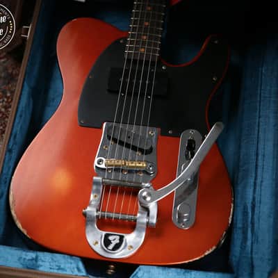 2024 Fender Custom Shop LTD 60s Tele Jazzmaster Bigsby Burnt Copper Relic image 20