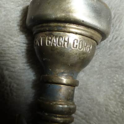 Vintage Silvertone Cornet 1968 - 1969 made in Elkhart Indiana Vincent Bach Corp 7-c Mouthpiece FOR PARTS OR REPAIR image 8