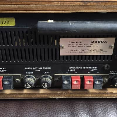 Vintage Sansui 2000A Receiver image 6