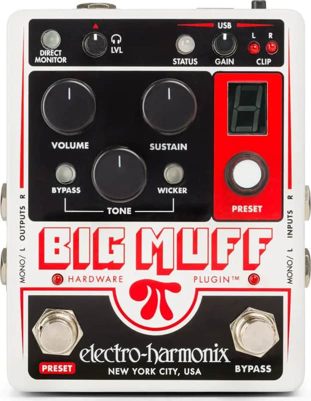 Electro-Harmonix Big Muff Pi Hardware Plugin Fuzz/Interface Effects Pedal image 1