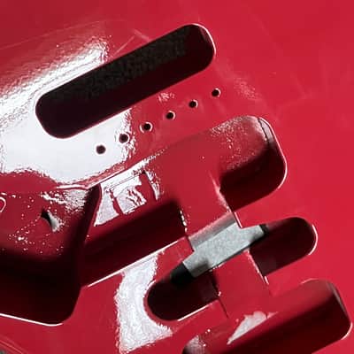 Fender American Professional Classic Stratocaster guitar body Dakota red image 4