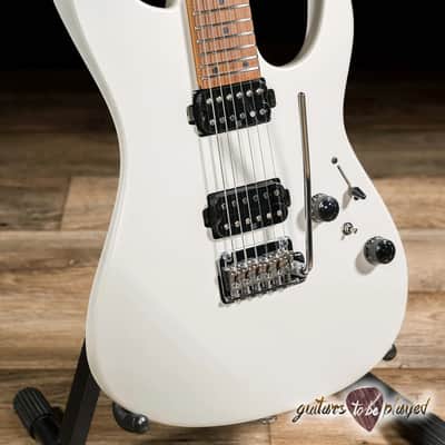 Ibanez AZ2402 Prestige HH Roasted Maple Neck Guitar w/ Case – Pearl White Flat image 3