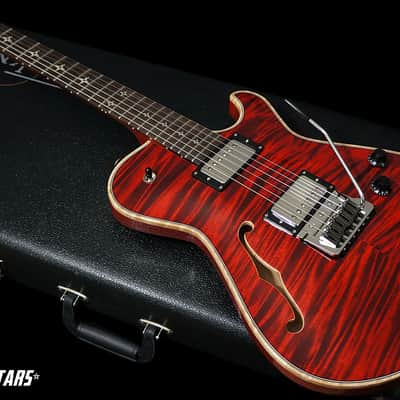 Knaggs Guitars Kenai Trem Hollowbody in Indian Red - New Model for 2026 image 3