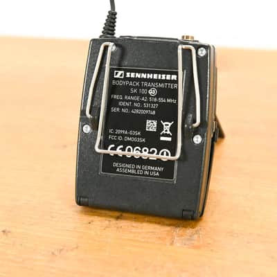 Sennheiser ew 100 G3 Bodypack Wireless System - 518-554 MHz (NO PSU) CG01YQW image 14