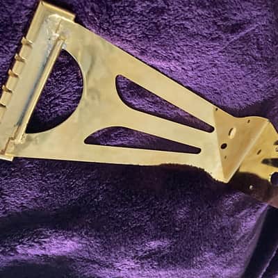 NOS-Gibson  Super 400 Exclusive Tailpiece  & Authentic Truss Rod Cover COMBO Late 80’s - Engraved Solid Brass with Super 400 semi-polished bound Truss Rod Cover. image 5