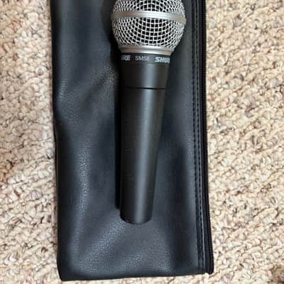 Shure SM58 Handheld Cardioid Dynamic Microphone 1984 - Present - Black image 1