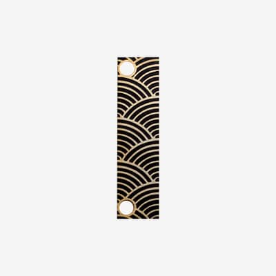 Big T Music Ltd 2hp 1U Gap Banisher Eurorack Blanking Panel Black & Gold image 1