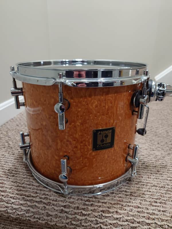 Sonor Delite 12" Maple Tom - Birdseye Amber image 1
