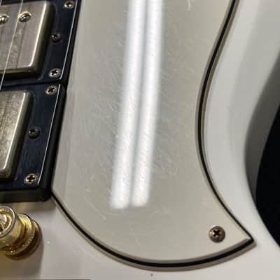Epiphone Limited Edition G-400 Les Paul SG Custom (2008) - Antique White #11899 with Hard Case image 9