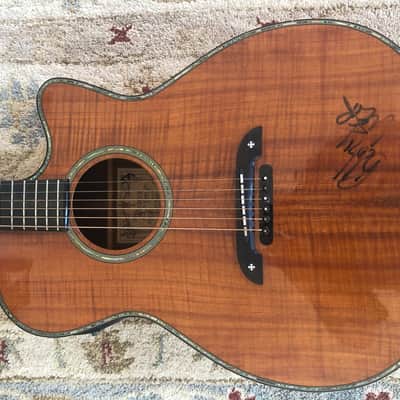 Yairi WY 1 Koa Bob Weir model  Hand signed by Bobby Weir image 8