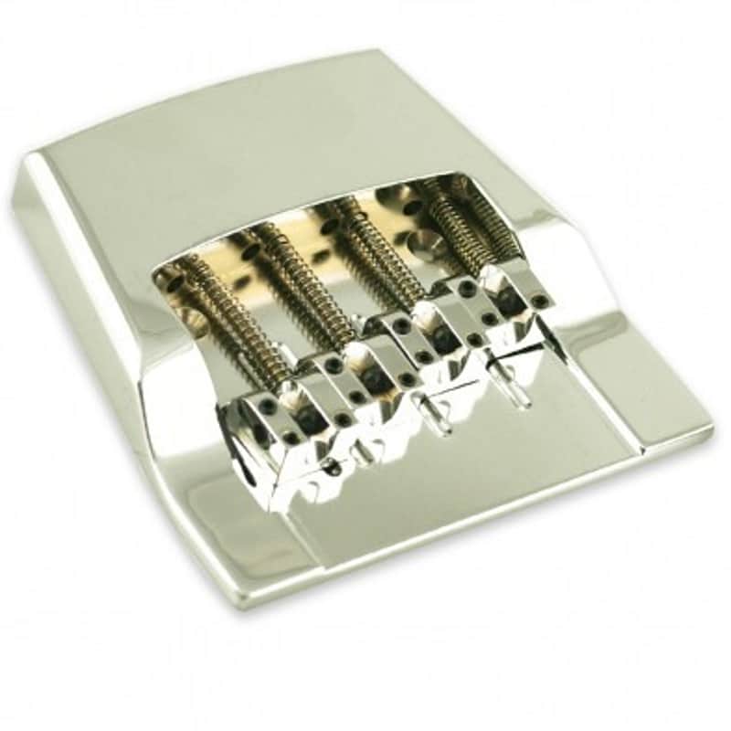 Hipshot Aluminum 4 String Bass Bridge For Rickenbacker image 1