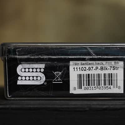 Seymour Duncan Sentient 7 String Neck Humbucker Passive Mount Uncovered BLACK image 3