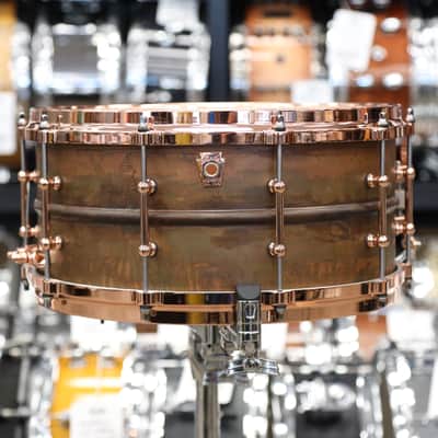 Ludwig 6.5x14" Copperphonic w/ Copper Hardware & Tube Lugs LC663TC image 2