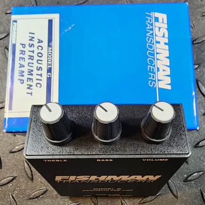 Fishman Model G Acoustic Preamp EQ 1996 - Black NOS? Equalizer image 3