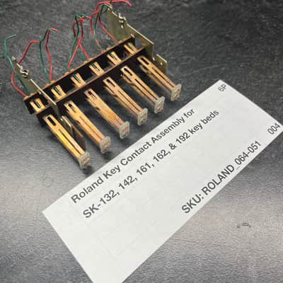ORIGINAL Roland 6P Key Contact Assembly (064-051) for Jupiter-4, System-100/700, SH-1/2/3/3A/5/7, RS-505, VP-330, Promars, etc