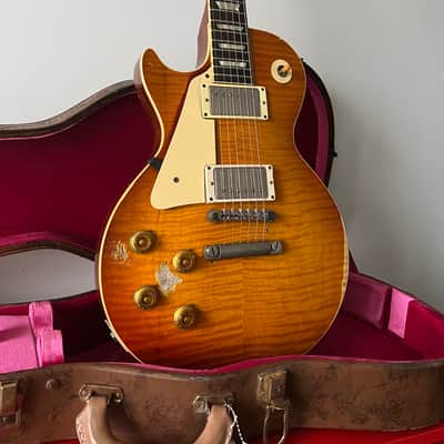 Gibson Les Paul 1959 Reissue 2023 - Gemini Burst - Brazilian board - Ultra Heavy Aged Murphy Lab image 2