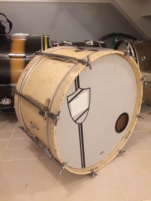 Rare 22'' President Dallas England bass drum image 1