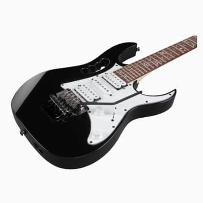 Ibanez JEMJR-BLK Steve Vai Signature with Jatoba Fretboard 2018 - Present - Black image 4