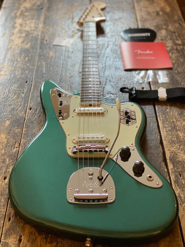 Fender Japan Limited Edition Jaguar FSR Sherwood Green USA Pickups, Alder Body Rosewood Board MIJ image 1