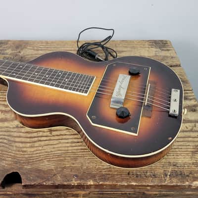 1930's Slingerland Songster 400 Lap Steel Squareneck - Sunburst With OHSC image 7